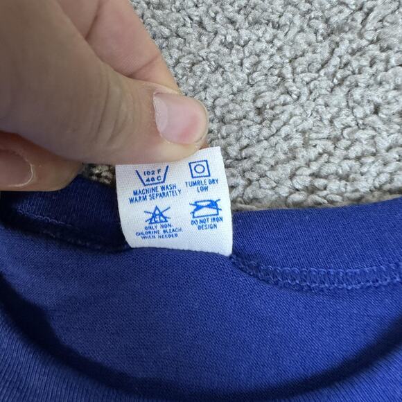 Vintage DePaul Blue Demons Shirt Mens XL Blue NCAA Champion Graphic Tee USA 90s - Picture 5 of 12